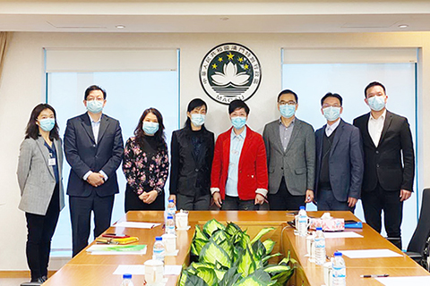 ◎ 街坊總會就社服工作及復課問題訪社文司。