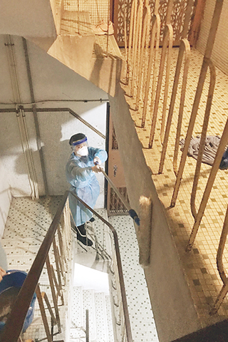 ◎ 清潔消毒各樓層公共空間及設施。