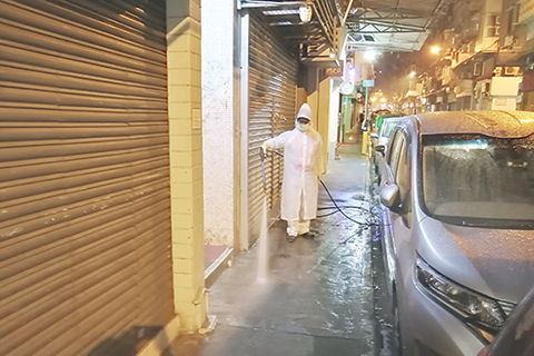 ◎ 對第三十六例確診病例居所周邊加強清潔消毒。