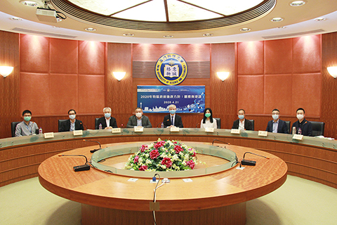 ◎ 澳門科大昨日座談特首賀一誠的首份施政報告。