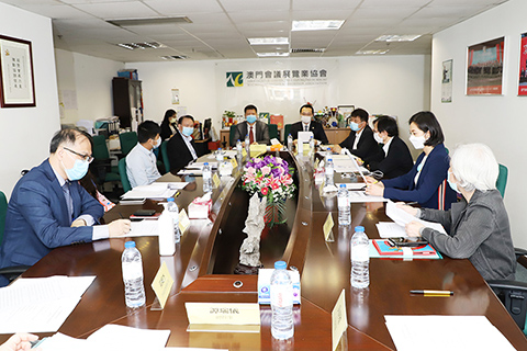 ◎ 澳會展業協會舉辦座談會。