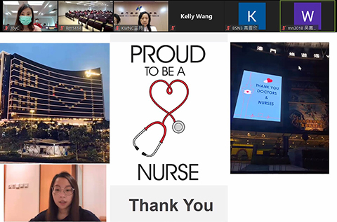 ◎ 詹海琪分享本地抗疫工作。