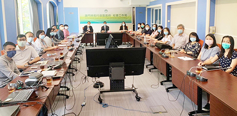 ◎ 社工局領導及主管參與培訓。