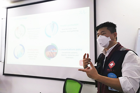 ◎ 澳門特區醫療專家的介紹贏得了世衛和兒基會同行的認可和肯定。