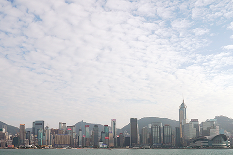 ◎ 灣仔海岸線。(新華社記者 李鋼 攝)