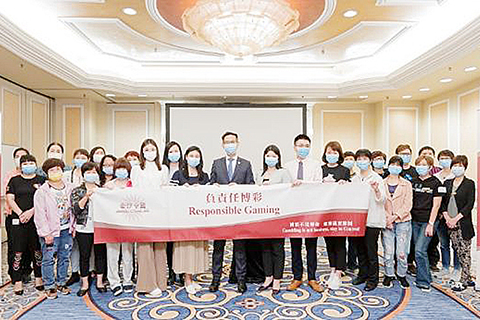 ◎ 金沙與三間社服機構合辦負責任博彩培訓。