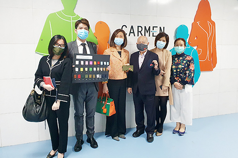 ◎ 永利向本地中小企採購可重用口罩。