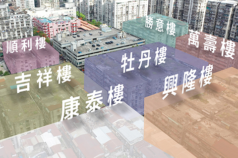 ◎ 「祐漢七棟樓群」入戶調查範圍。