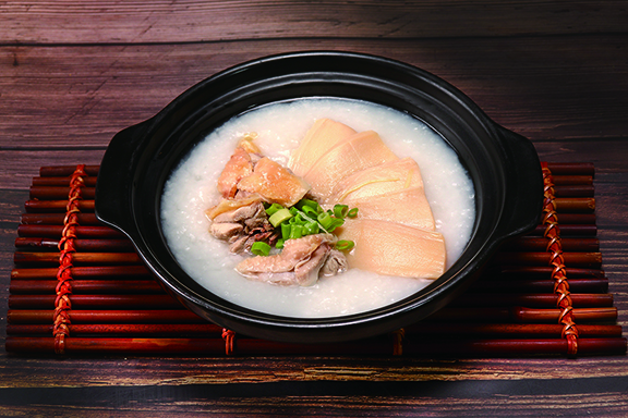 ◎ 美鮑魚滑雞粥
