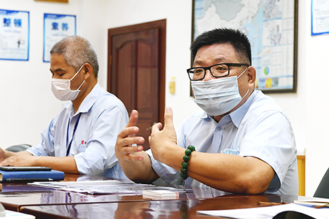 ◎ 「台二代」陳富澤。(中新社記者 王東明 攝)