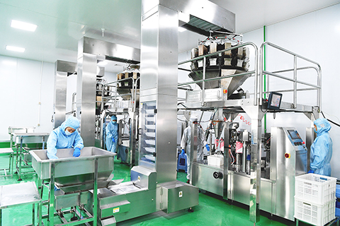 ◎ 漳州台資企業雲霄陽弘生物科技有限公司生產車間。(中新社記者 王東明 攝)