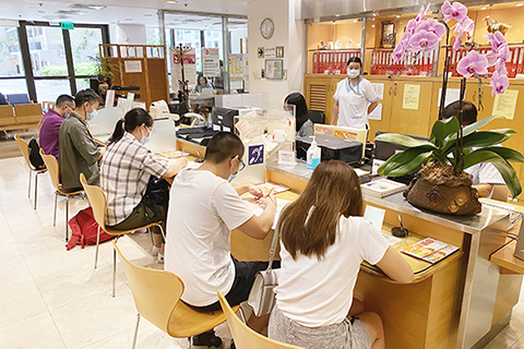 ◎ 汎澳青商參觀捐血中心認識血液。