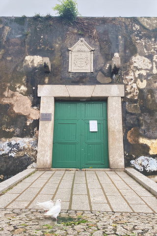 ◎ 炮台前一對和平鴿