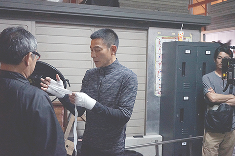 ◎ 劉德華「阿虎」上身,拳拳到肉無欺場。