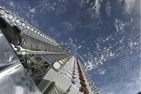 ◎ SpaceX Falcon 9火箭在2月5日將Starlink衛星送入軌道。(圖片來源:SpaceX)
