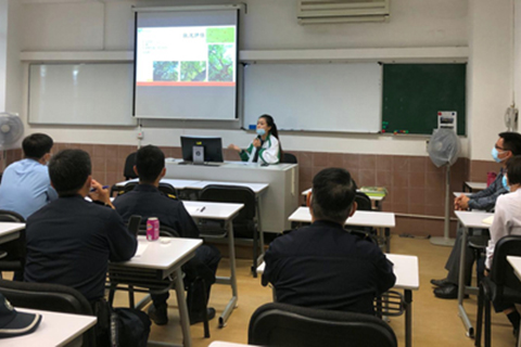 ◎ 市政署為保安高校人員辦護樹講座。