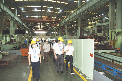 ◎ 參訪團昨日考察多間台資企業。