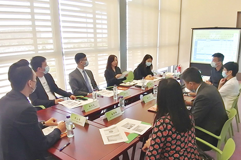 ◎ 愛國愛澳基地專責組舉行會議。