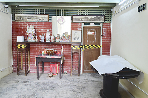 ◎ 羅家大屋內保留許多當年建築的特色。(香港中通社記者 許其皓攝)