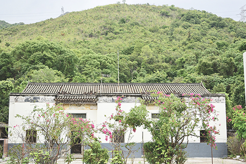 ◎ 沙頭角羅家大屋。(香港中通社記者 許其皓攝)