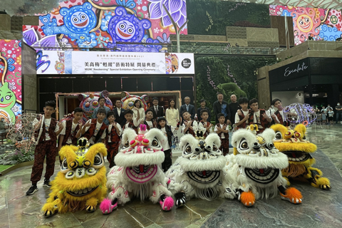 ◎ 美高梅《甦醒》藝術特展在美獅美高梅視博廣場展出。