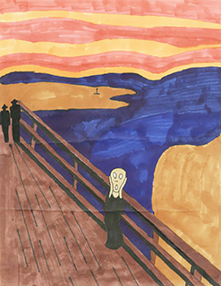 孟克—吶喊 菜農子弟學校 六年級 林宇師