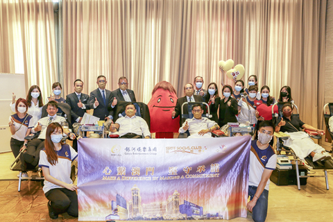 ◎ 銀娛連續十三年聯同衛生局屬下的澳門捐血中心合辦「二0二一銀娛捐血日」。