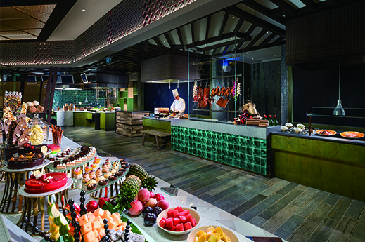 ◎ 「自助山」提供各式美食