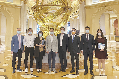 ◎ 匯澳優質生活展籌委會訪金沙中國。