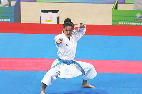 ◎ 蘇瑞林出戰女子個人型賽事。