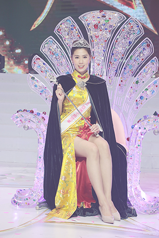 ◎ 亞洲電視有限公司於香港大埔廠房舉行《亞洲小姐選舉二0二一》香港區決賽。圖為亞洲小姐冠軍陳美儀。