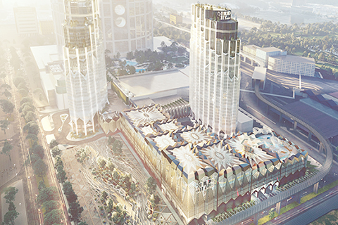 ◎ 新濠影匯第二期平面圖。