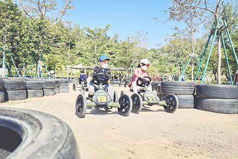 ◎ 早前邀請親子團體對場地與設施測試。