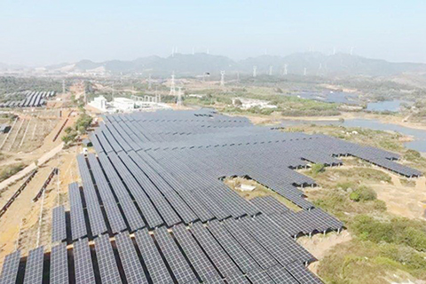 圖山台山海宴鎮漁業光伏發電項目首期工程(網上圖片)。