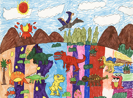 恐龍世紀 青洲中學 三年級 王鼎明