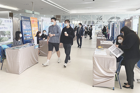 ◎ 澳門科技大學昨日及今日舉辦校園招聘會。