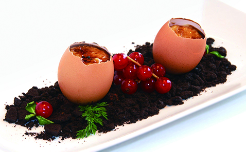 ◎ 花道葡萄牙餐廳--復活蛋焦糖布丁