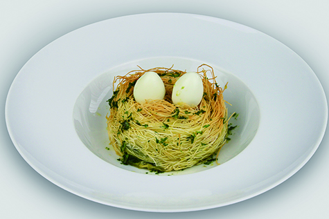 ◎ 花道葡萄牙餐廳--馬介休雀巢配復活節嫩蛋