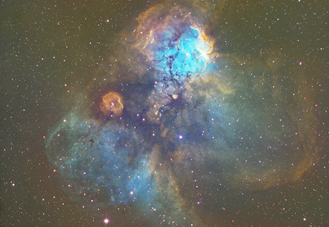 ◎ NGC 2467。骷髏頭星雲。