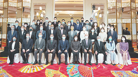 ◎ 酒店協會與司警局共商深化合作防範罪案。