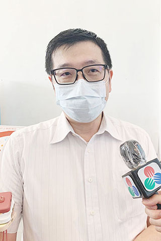 ◎ 區宏添接受訪問。