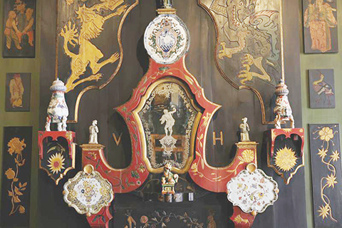◎ 這是六月十四日在位於法國巴黎的雨果故居拍攝的「中國客廳」內的裝飾品細節。(新華社記者高靜 攝)