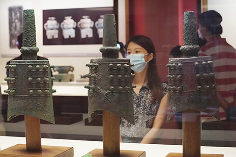 圖為展覽現場。(香港中通社圖片)