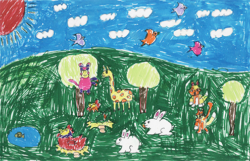 動物一家親 蓮峰普濟學校 三年級 楊梓煊