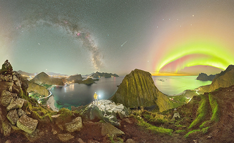 ◎ 羅弗敦群島的美妙天空