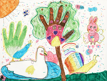 手掌大變身 青洲中學 三年級 洪嘉瀅