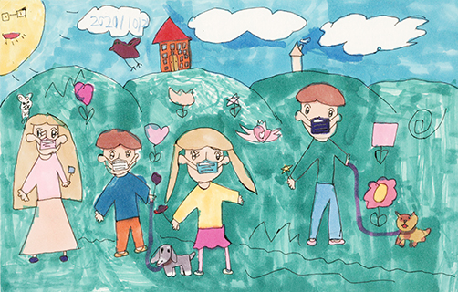 一家人 聖瑪大肋納學校 三年級 黎曉曈