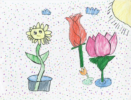 送給媽媽的花 福建學校 二年級 陳燦壟