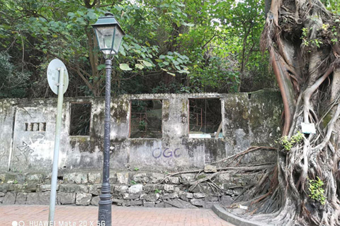 未改建為花園之前的圍牆〈2023年1月1日攝〉。