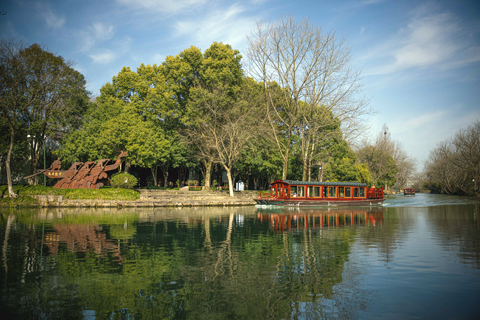 ◎ 這是一月卅一日拍攝的二零二三年世界濕地日中國主場宣傳活動所在地杭州西溪國家濕地公園。(新華社記者 江漢攝)